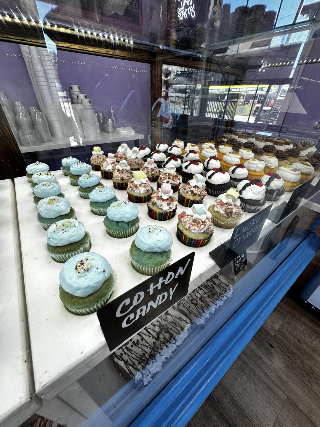 sweets for sale at the Railtrail Boardwalk stores in Shelby, NC